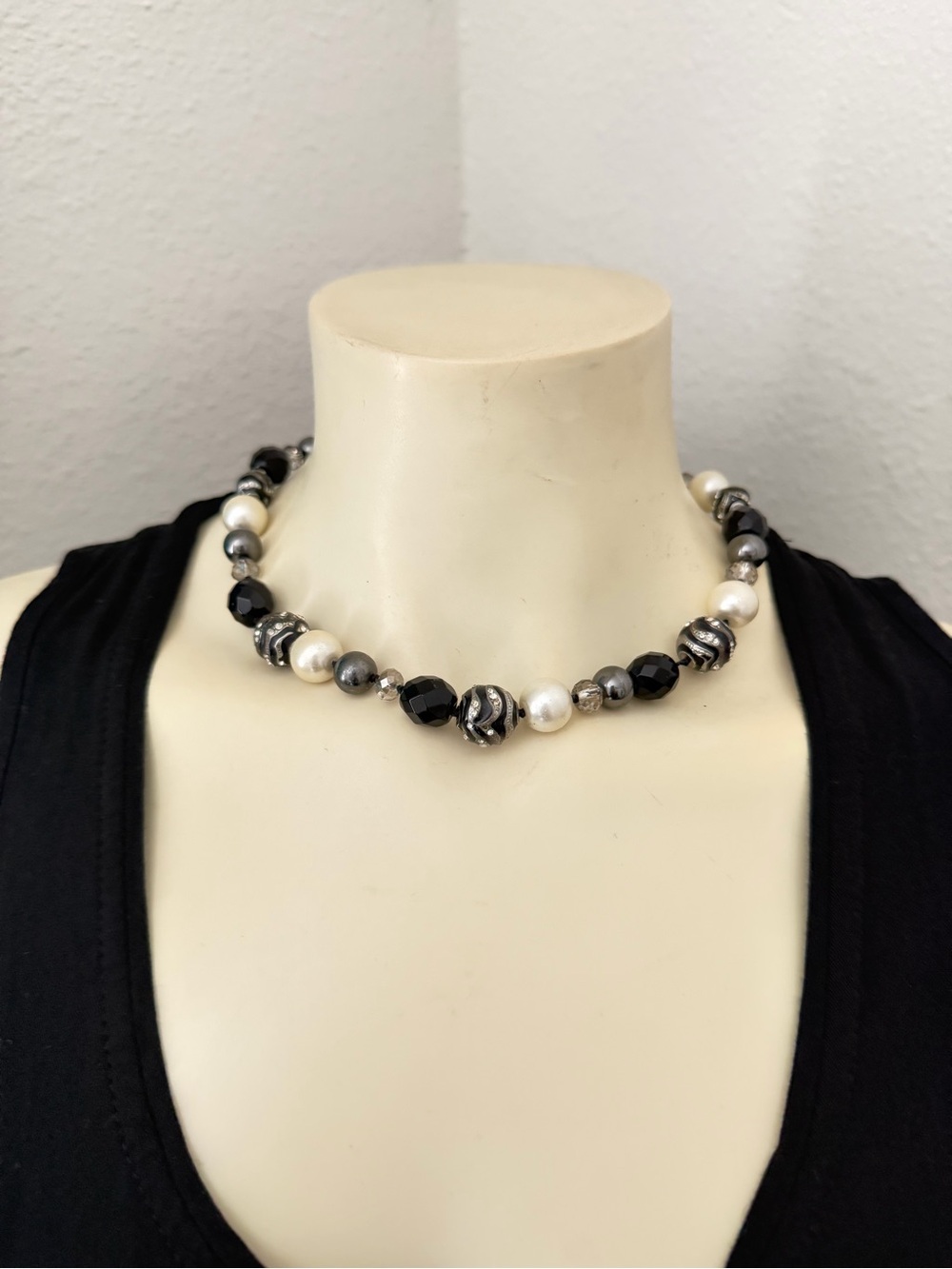 Worn Once! White House Black Market Beaded Necklace!